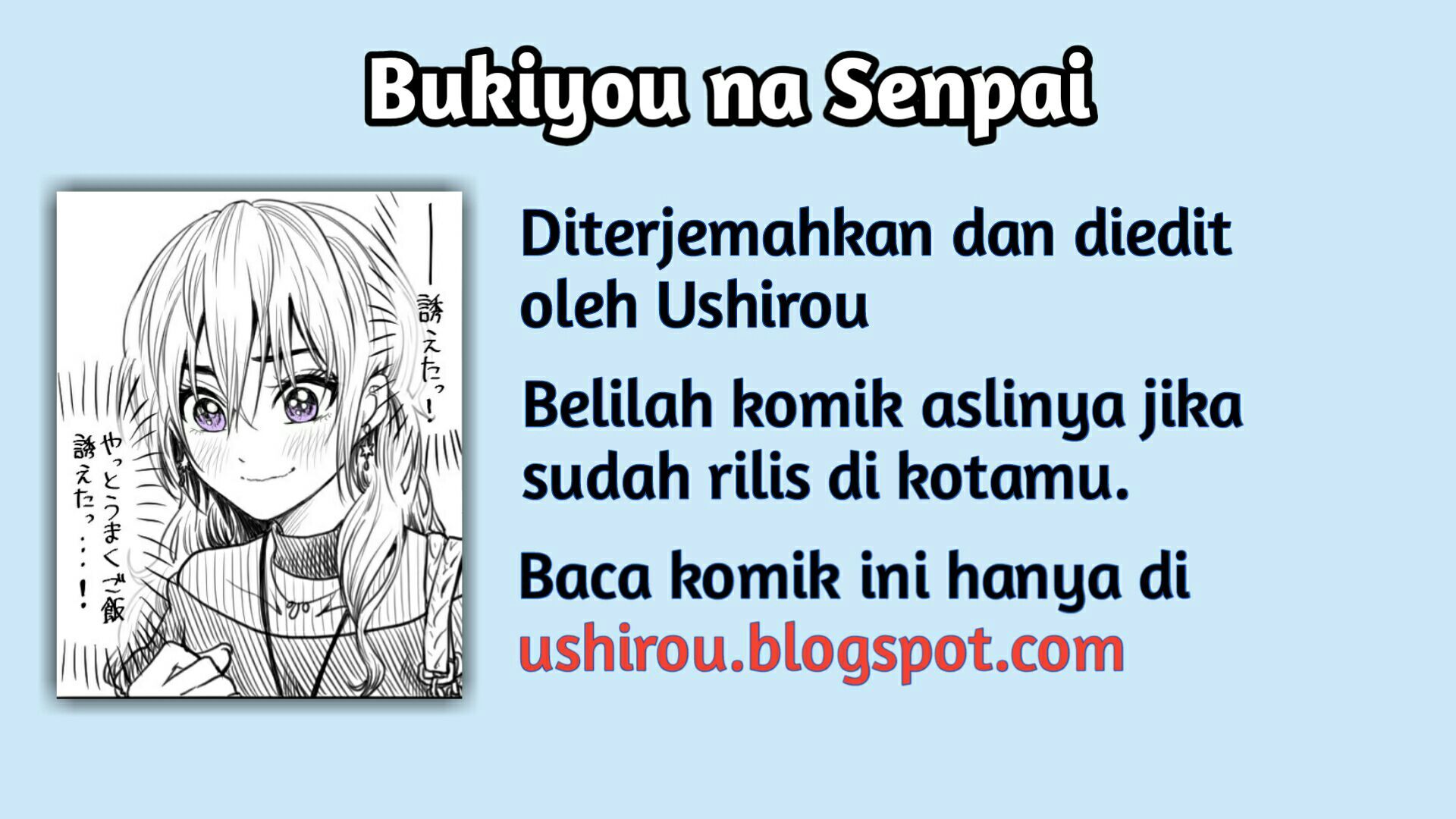 Awkward Senpai Chapter 06 Bahasa Indonesia